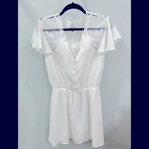 Womens BB Dakota White Summer Dress Size XS